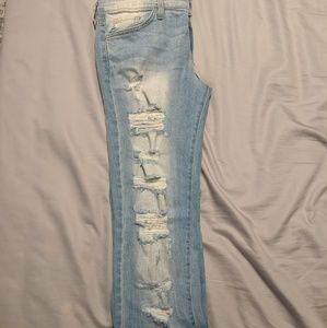 Kancan Destructed Skinny Jeans